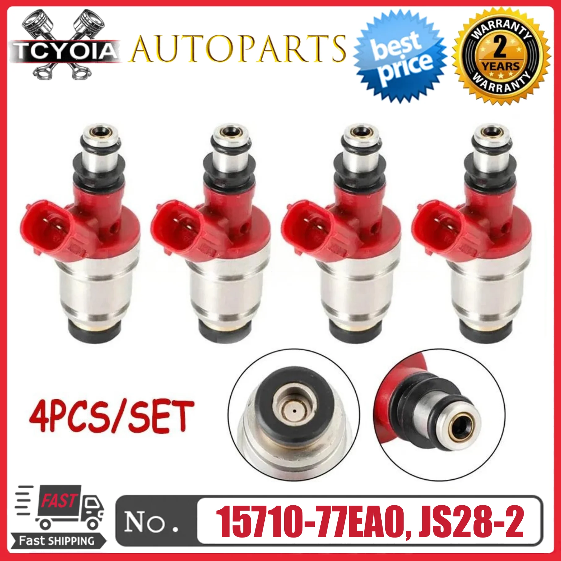 4pcs/lot Fuel Injectors JS28-2 15710-77EA0 8970795320 For Suzuk Isuzu Amigo Pickup Rodeo 1.8 2.0 2.3 2.6 F8
4pcs/lot Fuel Injectors JS28-2 15710-77EA0 8970795320 For Suzuk Isuzu Amigo Pickup Rodeo 1.8 2.0 2.3 2.6 F8