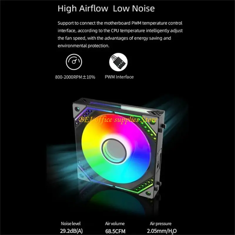 A9LC Colorful 360mm 4Pin Chassis Fan ARGB Fan for PC Cooling ARGB Square Frame
A9LC Colorful 360mm 4Pin Chassis Fan ARGB Fan for PC Cooling ARGB Square Frame