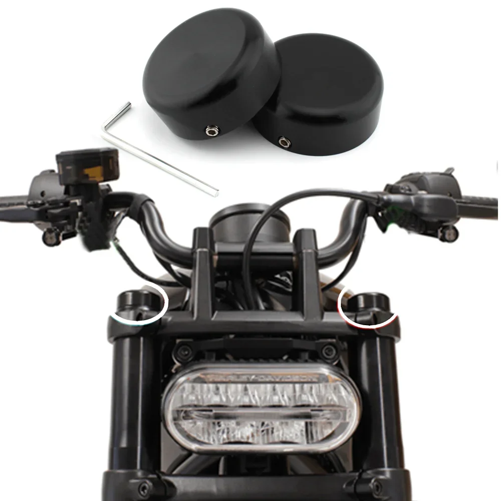 1Pair Black Motorcycle Front Fork Cover Caps Aluminum For Harley Davidson Sportster S 1250 RH1250 S 2021-UP
1Pair Black Motorcycle Front Fork Cover Caps Aluminum For Harley Davidson Sportster S 1250 RH1250 S 2021-UP