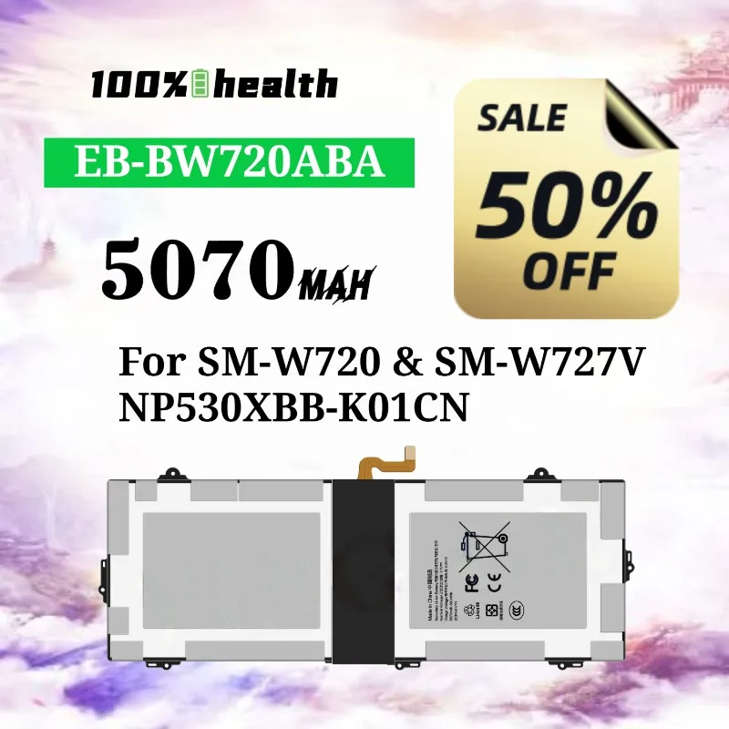 EB-BW720ABA 5070mAh Laptop Battery for Samsung SM-W720/SM-W727V Lithium Rechargeable Battery
EB-BW720ABA 5070mAh Laptop Battery for Samsung SM-W720/SM-W727V Lithium Rechargeable Battery