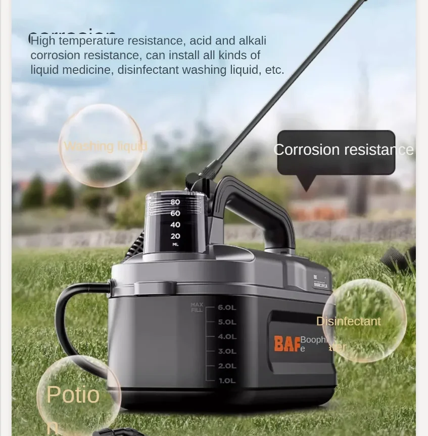 Convenient Lithium-Ion Electric Sprayer for Horticulture and Disinfection QCA
Convenient Lithium-Ion Electric Sprayer for Horticulture and Disinfection QCA