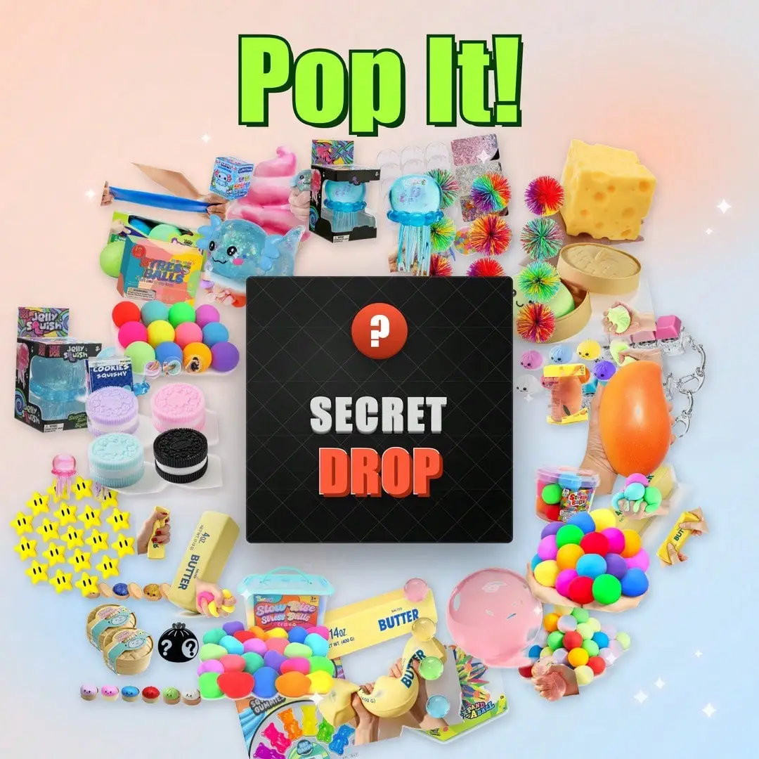 100+Pcs Squishy Blind Box Surprise Toys, Slow Rising Assorted Fidget Figures with Giant Gorilla, Moai Head, Panda, Rabbit, Duck, Jellyfish & Axolotl, Soft Stress Relief Sensory Toys, Party Favor Gifts for Kids
100+Pcs Squishy Blind Box Surprise Toys, Slow Rising Assorted Fidget Figures with Giant Gorilla, Moai Head, Panda, Rabbit, Duck, Jellyfish & Axolotl, Soft Stress Relief Sensory Toys, Party Favor Gifts for Kids