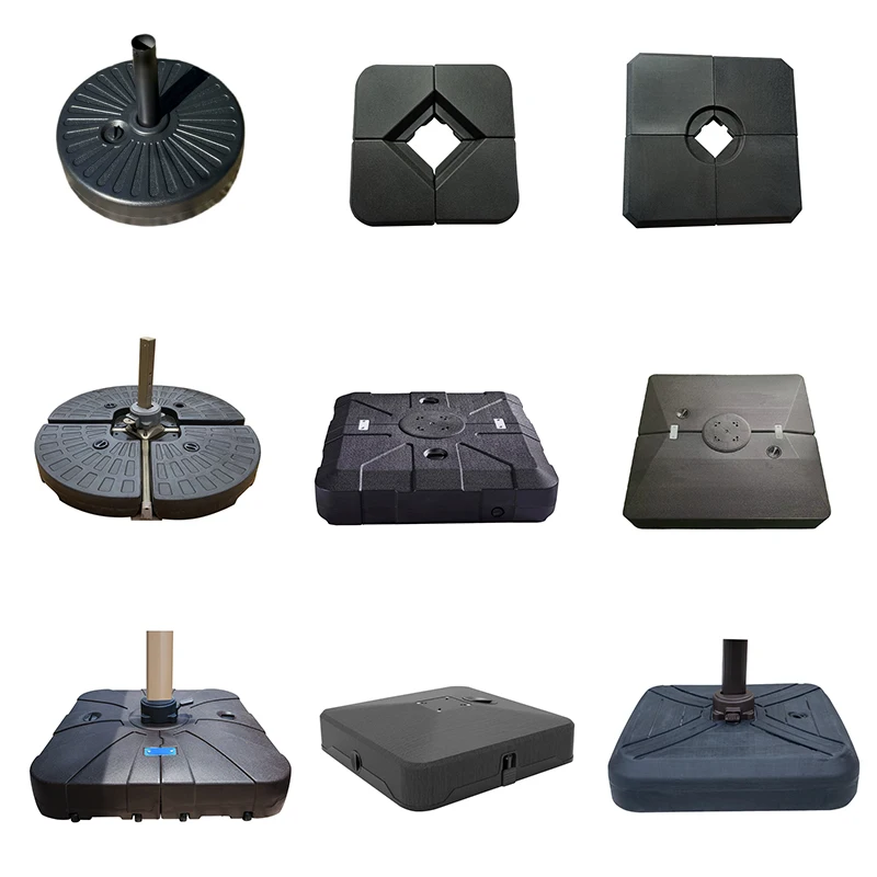 Custom Outdoor Heavy Duty 100kg-150kg Patio Umbrella ABS Waterproof Plastic Base Wheels Sand-Filled For Park Use Lightweight
Custom Outdoor Heavy Duty 100kg-150kg Patio Umbrella ABS Waterproof Plastic Base Wheels Sand-Filled For Park Use Lightweight