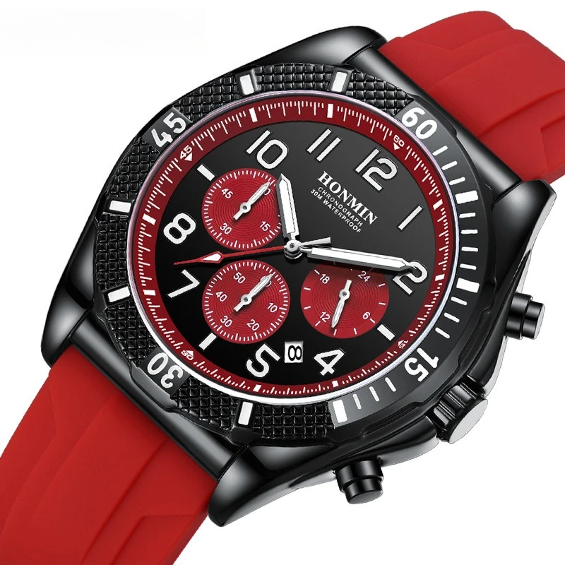 Модные мужские часы, многофункциональные цифровые часы с хронографом, светящиеся водонепроницаемые кварцевые часы, студенческие часы
Модные мужские часы, многофункциональные цифровые часы с хронографом, светящиеся водонепроницаемые кварцевые часы, студенческие часы