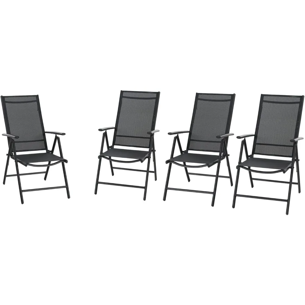 Sophia & William Outdoor Folding Chairs, Patio Folding Dining Chairs Set of 4, 7 Level Adjustable Backrest, Lightweight and Port
Sophia & William Outdoor Folding Chairs, Patio Folding Dining Chairs Set of 4, 7 Level Adjustable Backrest, Lightweight and Port