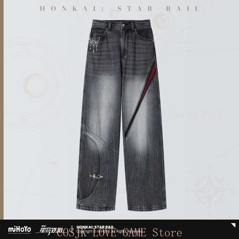 MiHoYo Official Pre-sale Game Honkai: Star Rail Evernight Theme Impression Series Jeans Anime Cosplay Pants Halloween
MiHoYo Official Pre-sale Game Honkai: Star Rail Evernight Theme Impression Series Jeans Anime Cosplay Pants Halloween