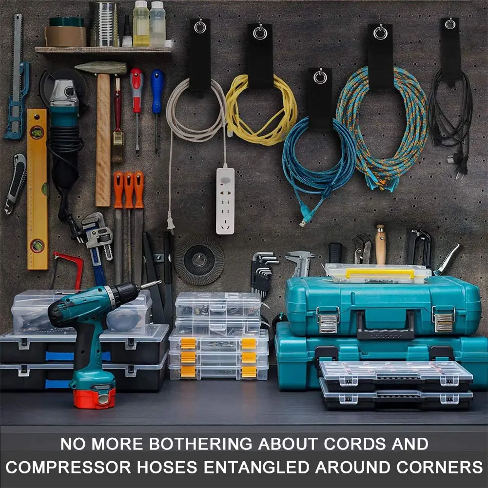 IALJ-Extension Cord Holder Organizer,Garage Storage,Heavy Duty Cables Straps For Cords/Hoses/Rope/Boat And Home Tool Storage
IALJ-Extension Cord Holder Organizer,Garage Storage,Heavy Duty Cables Straps For Cords/Hoses/Rope/Boat And Home Tool Storage