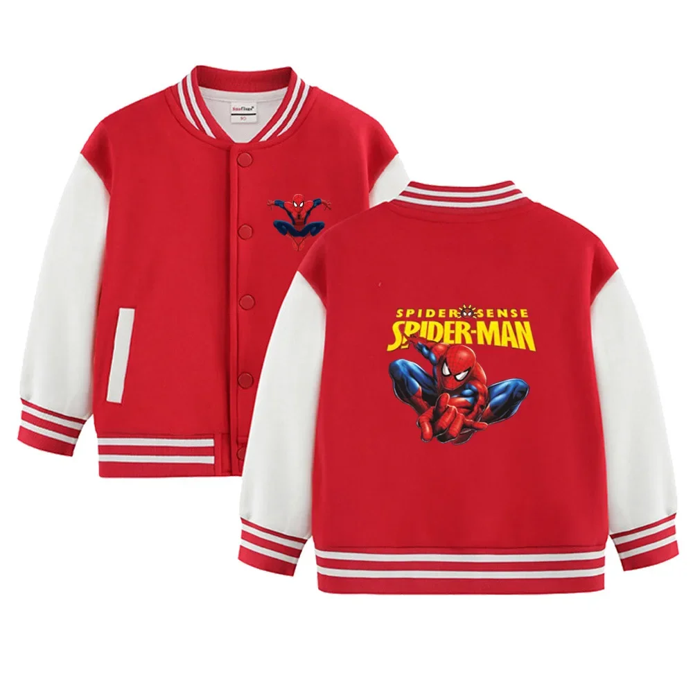 Spiderman Print Kids Baseball Jersey Boys Girls Spring Jacket Cartoon Coats Children Outerwear Clothing Sportwear Overcoat Top
Spiderman Print Kids Baseball Jersey Boys Girls Spring Jacket Cartoon Coats Children Outerwear Clothing Sportwear Overcoat Top