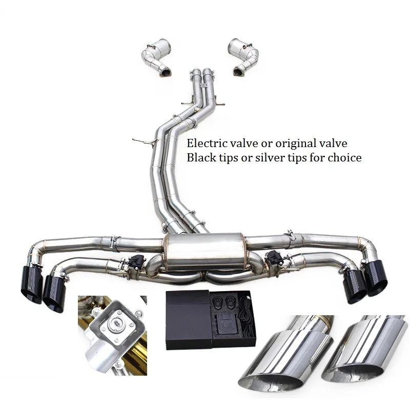 Race Complete Exhaust System for URUS 4.0T 2018-2023 100/200/300Cell Catted Downpipe Valvetronic Catback
Race Complete Exhaust System for URUS 4.0T 2018-2023 100/200/300Cell Catted Downpipe Valvetronic Catback