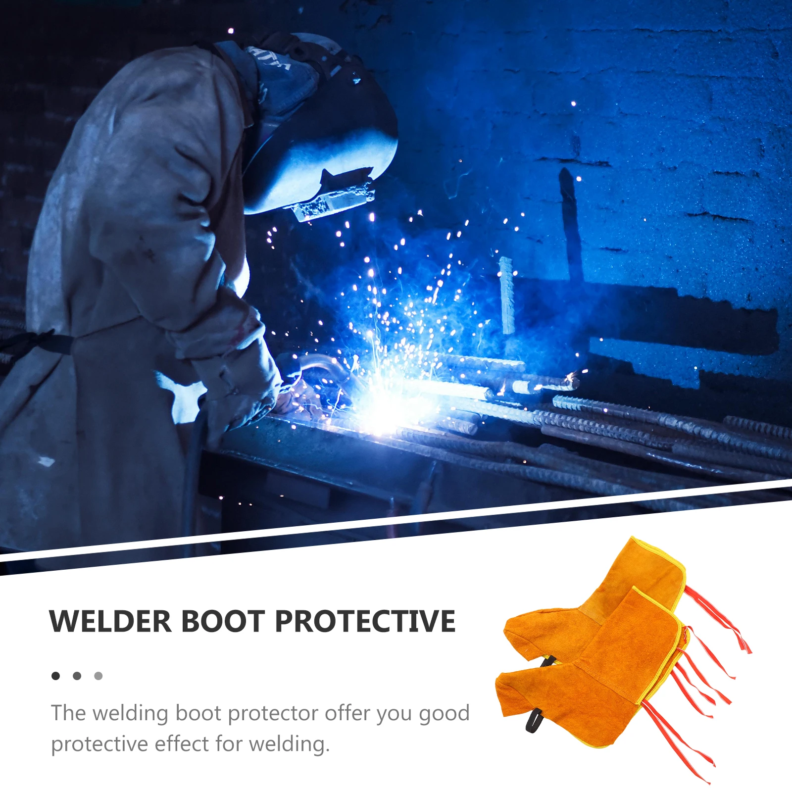 2 Pcs Welding Boots Boot Covers Foot Covers for Shoes Breathable Anti Wear Cut Resistant Welder Shoe Cover
2 Pcs Welding Boots Boot Covers Foot Covers for Shoes Breathable Anti Wear Cut Resistant Welder Shoe Cover