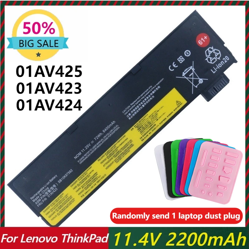 01AV425 SB10K97580 Laptop Battery for Lenovo ThinkPad T570 T470 T480 T580 P52S P51S TP25 A475 A485 61 01AV424 01AV423
01AV425 SB10K97580 Laptop Battery for Lenovo ThinkPad T570 T470 T480 T580 P52S P51S TP25 A475 A485 61 01AV424 01AV423