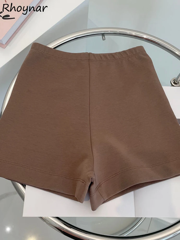 Однотонные шорты женские с эластичной резинкой и высокой талией, простые универсальные шорты в корейском стиле для бодибилдинга, свободные широкие брюки, модные летние повседневные шорти для девочек
Однотонные шорты женские с эластичной резинкой и высокой талией, простые универсальные шорты в корейском стиле для бодибилдинга, свободные широкие брюки, модные летние повседневные шорти для девочек