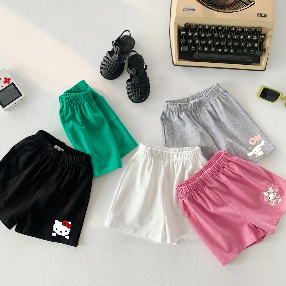 New Kawaii Sanrio Hello Kitty Kid Shorts Cartoon Mymelody Cinnamoroll Summer Thin Cotton Loose Casual Sweatpants Children Gifts
New Kawaii Sanrio Hello Kitty Kid Shorts Cartoon Mymelody Cinnamoroll Summer Thin Cotton Loose Casual Sweatpants Children Gifts