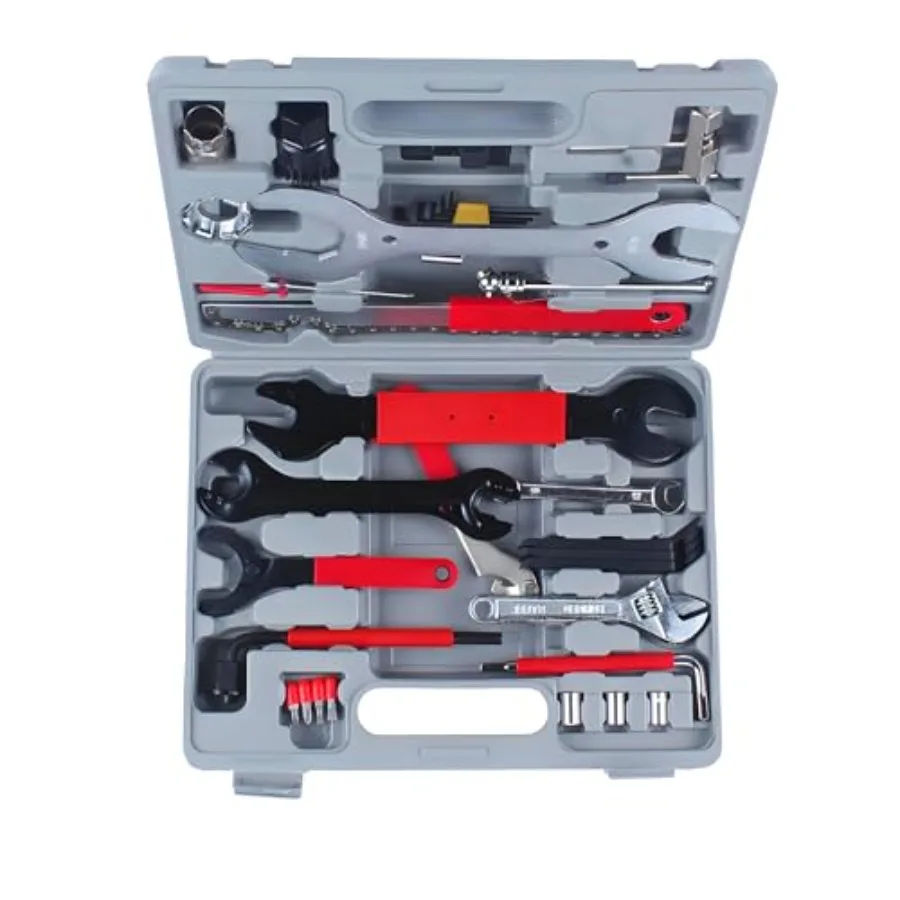 Bike Tool Kit with Storage Case - 48 PCS Bicycle Repair Tool Set Portable Tools Box - Bike Maintenance Tools for Road Bikes and
Bike Tool Kit with Storage Case - 48 PCS Bicycle Repair Tool Set Portable Tools Box - Bike Maintenance Tools for Road Bikes and