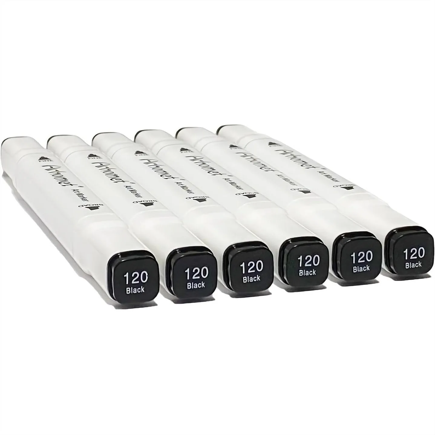 6pcs Black Alcohol Markers Set, Dual Tips for Drawing and Sketching, Perfect for Beginner Artists
6pcs Black Alcohol Markers Set, Dual Tips for Drawing and Sketching, Perfect for Beginner Artists