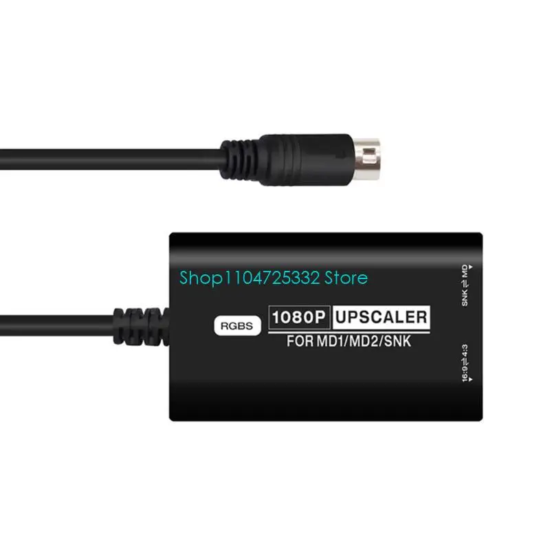 P5EA HDTV Converter for MD1 MD2 16:9/4:3 Aspect Ratio Switching Converter Adapter
P5EA HDTV Converter for MD1 MD2 16:9/4:3 Aspect Ratio Switching Converter Adapter