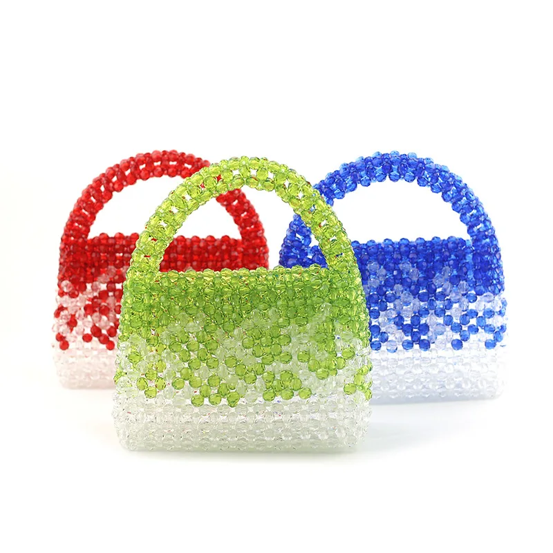Customized Crystal Beaded Bag New Ins Fashion Handwoven Gradient Flip Women's Bags 2024 Summer Fresh Handbags for Women
Customized Crystal Beaded Bag New Ins Fashion Handwoven Gradient Flip Women's Bags 2024 Summer Fresh Handbags for Women