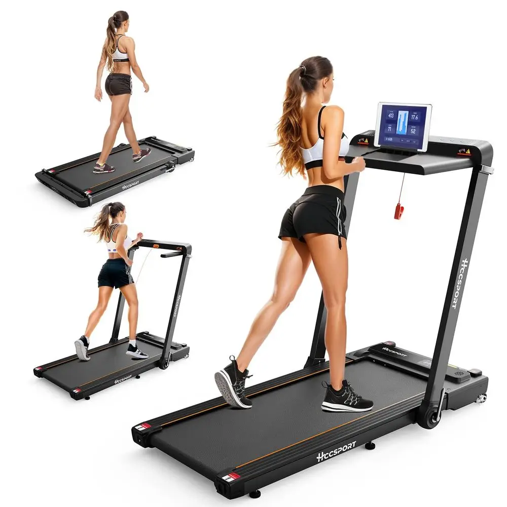 with Incline, 3 in 1 Under Desk Treadmill Walking Pad with Removable Desk Workstation 3.5HP Foldable Compact Walking Treadmills
with Incline, 3 in 1 Under Desk Treadmill Walking Pad with Removable Desk Workstation 3.5HP Foldable Compact Walking Treadmills