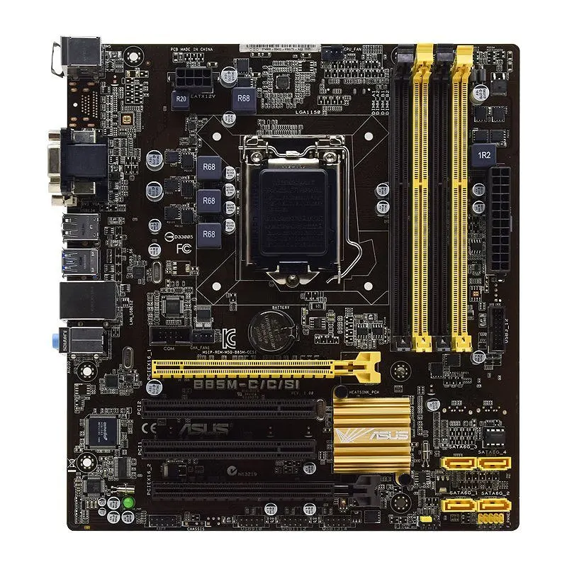 ASUS B85M-C/C/SI Motherboard LGA 1150 Intel B85 support i7-4790 4770T 4570 4130 cpu DDR3 32GB Micro-ATX
ASUS B85M-C/C/SI Motherboard LGA 1150 Intel B85 support i7-4790 4770T 4570 4130 cpu DDR3 32GB Micro-ATX