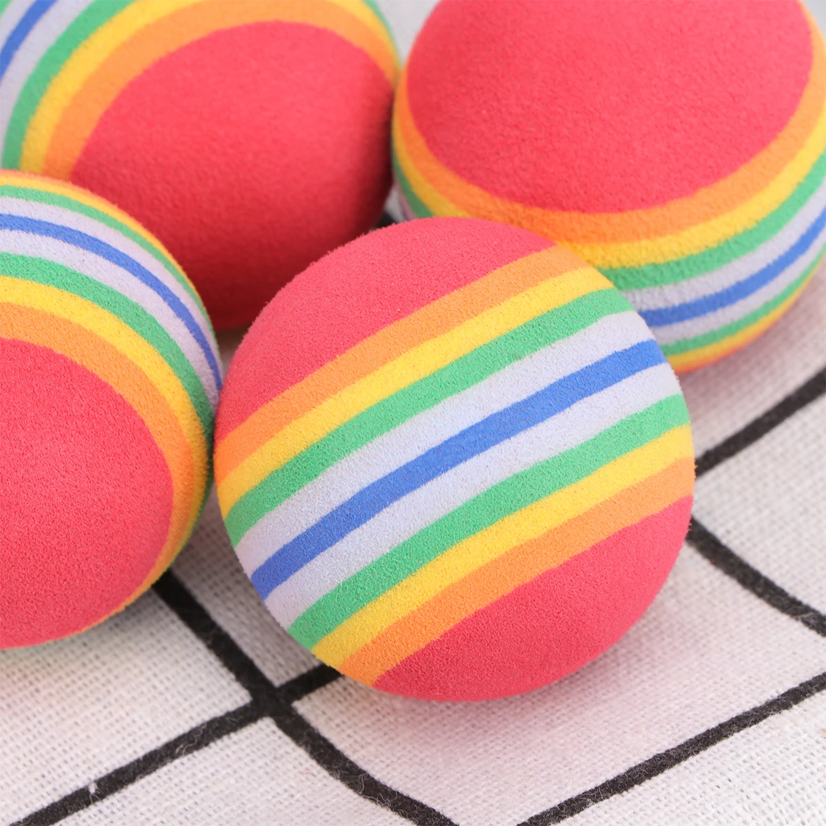 10 Pcs Golf Practice Balls Soft Lightweight Sponge Rainbow Indoor Driving Range Chipping Game Training Ball Set
10 Pcs Golf Practice Balls Soft Lightweight Sponge Rainbow Indoor Driving Range Chipping Game Training Ball Set