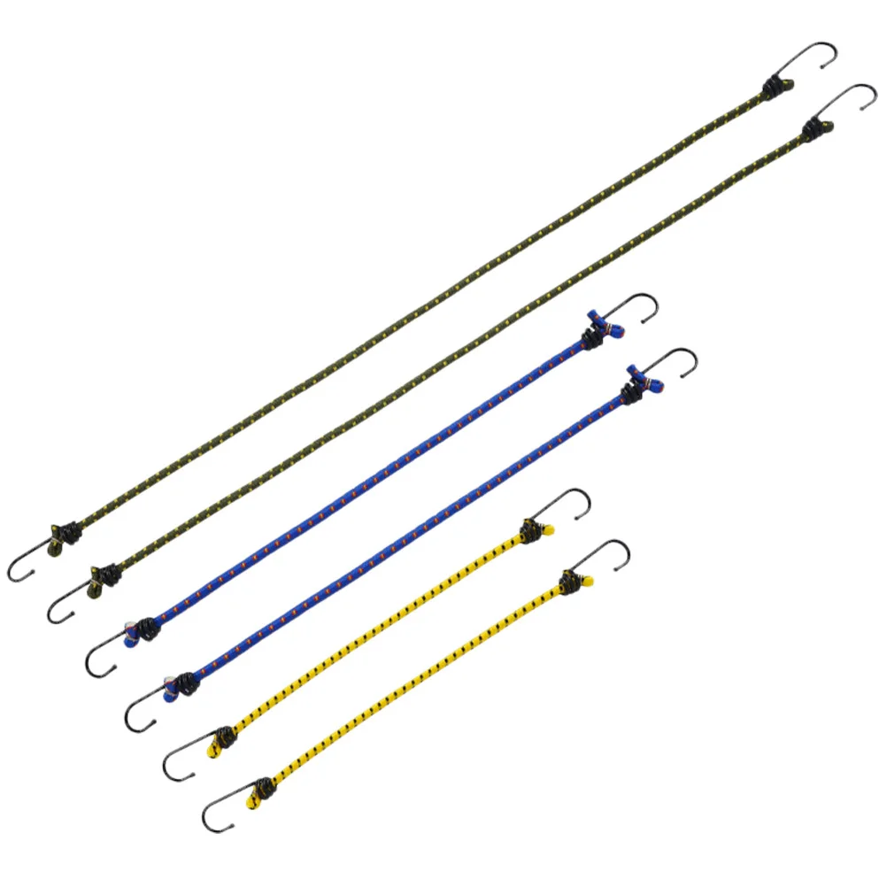 6Pcs Bungee Cords Premium Elastic Ropes Durable Tent Ropes Multi-Function Outdoor Camping Supplies Radiator Clothes Line
6Pcs Bungee Cords Premium Elastic Ropes Durable Tent Ropes Multi-Function Outdoor Camping Supplies Radiator Clothes Line
