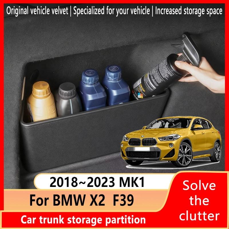 For BMW X2 F39 2018~2023 2022 MK1 Thickening Trunk Storage Partition Multifunction Storage Auto Interior Parts Car Accessories
For BMW X2 F39 2018~2023 2022 MK1 Thickening Trunk Storage Partition Multifunction Storage Auto Interior Parts Car Accessories
