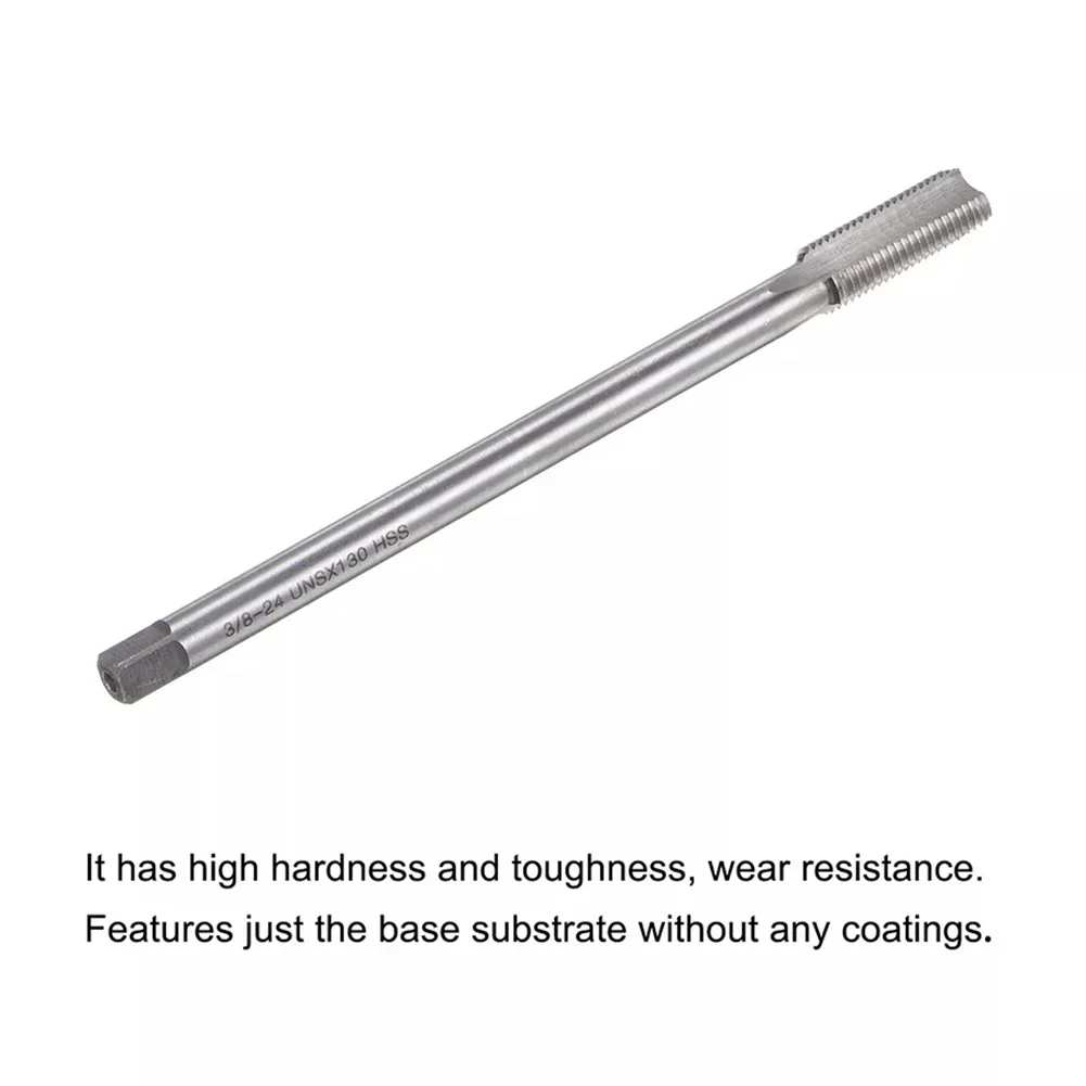 3 Flute Thread Tap 3/8-24 Machine Tap Fast Downward Chip Evacuation Good Toughness High Hardness For Machining Shallow Holes
3 Flute Thread Tap 3/8-24 Machine Tap Fast Downward Chip Evacuation Good Toughness High Hardness For Machining Shallow Holes