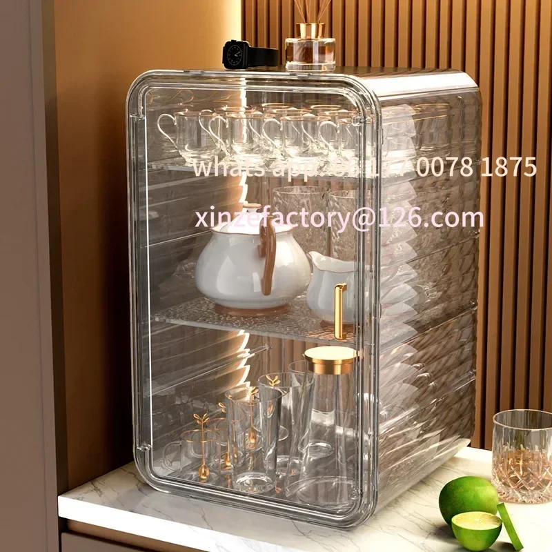 Настраиваемая полка для хранения воды, пыленепроницаемая полка для хранения чашек, держатель для чашки, чайный сервиз, коробка для хранения кружки для чая, кофе, кухня
Настраиваемая полка для хранения воды, пыленепроницаемая полка для хранения чашек, держатель для чашки, чайный сервиз, коробка для хранения кружки для чая, кофе, кухня