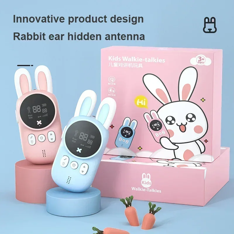 Children's walkie talkie set 2pcs Portable Handheld Children s Mini Toys Transceiver 3KM Range UHF Radio Lanyard Interphone
Children's walkie talkie set 2pcs Portable Handheld Children s Mini Toys Transceiver 3KM Range UHF Radio Lanyard Interphone