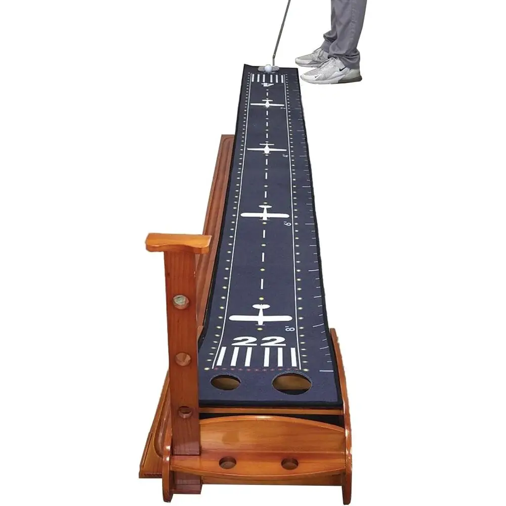 Портативный гольф-тренажер с автоматическим возвратом мяча и подставкой для клюшки
Портативный гольф-тренажер с автоматическим возвратом мяча и подставкой для клюшки