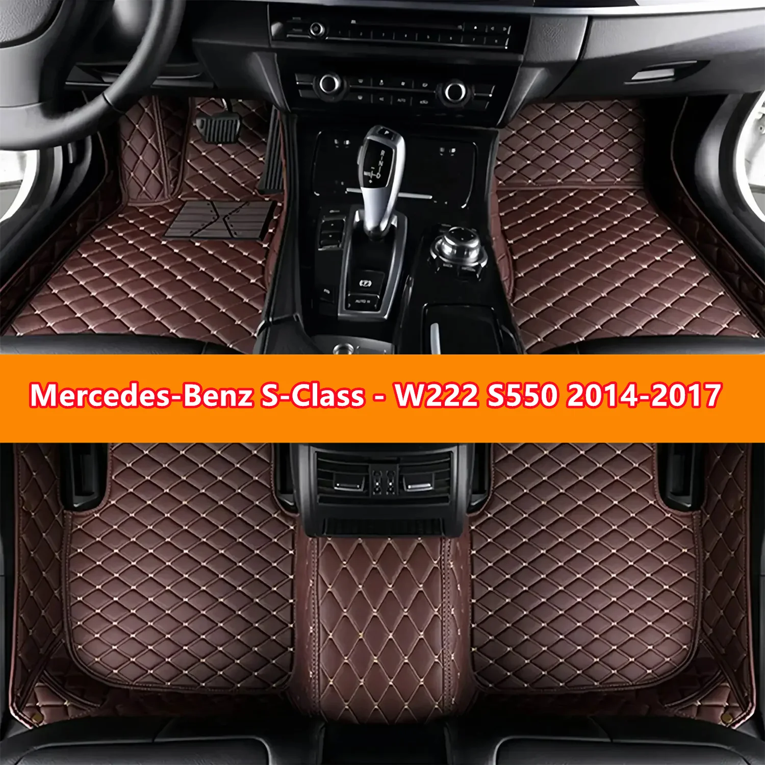 Car Floor Mats for Mercedes-Benz S-Class - W222 S550 2014-2017 Leather Floor Mats for Cars Carpets Accessories
Car Floor Mats for Mercedes-Benz S-Class - W222 S550 2014-2017 Leather Floor Mats for Cars Carpets Accessories
