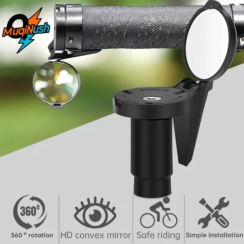 MuqiNush Bicycle Rearview Mirror, Convex Mirror High-definition Reflective Mirror, Suitable For Mountain Bikes And Road Bikes
MuqiNush Bicycle Rearview Mirror, Convex Mirror High-definition Reflective Mirror, Suitable For Mountain Bikes And Road Bikes