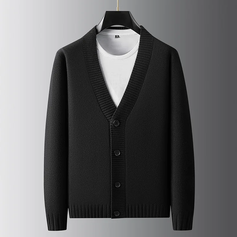 Мужской вязаный кардиган с v-образным вырезом, свитер Long Sve, повседневная свободная посадка, осенняя верхняя одежда, дышащий цветной трикотаж без пушков
Мужской вязаный кардиган с v-образным вырезом, свитер Long Sve, повседневная свободная посадка, осенняя верхняя одежда, дышащий цветной трикотаж без пушков