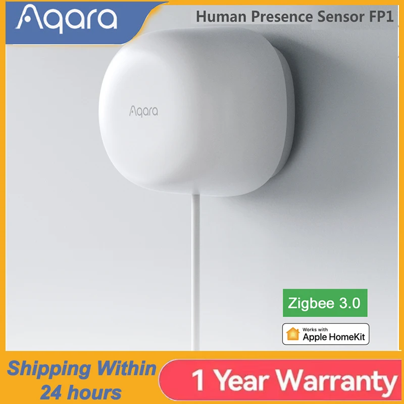 Aqara FP1 Human Presence Sensor Zigbee 3.0 High Precision All-Round Detection Body Presence Monitor Smart Home for Apple Homekit
Aqara FP1 Human Presence Sensor Zigbee 3.0 High Precision All-Round Detection Body Presence Monitor Smart Home for Apple Homekit