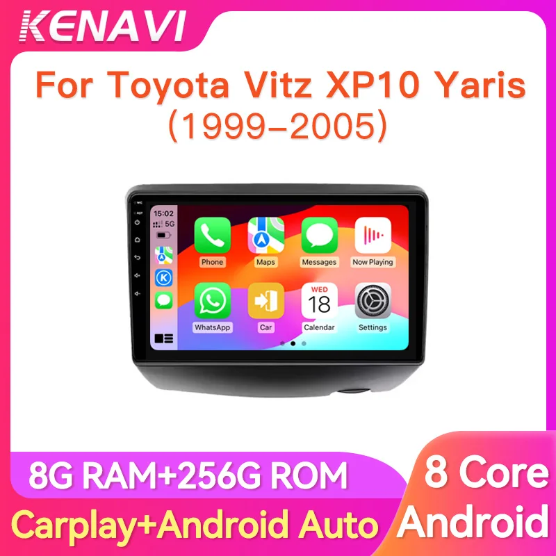 Автомобильная стереосистема 2 Din Android для Toyota Vitz XP10 Yaris Platz Echo 1999-2005 Интеллектуальный мультимедийный видеоплеер с навигацией GPS Carplay Android Авто головное устройство с экраном
Автомобильная стереосистема 2 Din Android для Toyota Vitz XP10 Yaris Platz Echo 1999-2005 Интеллектуальный мультимедийный видеоплеер с навигацией GPS Carplay Android Авто головное устройство с экраном