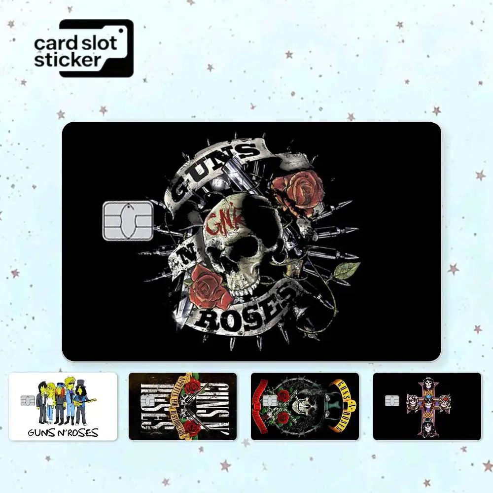 Rock Music Band G-Guns Credit Card HD Stickers Game Card Decal Small Chip Waterproof Sticker Gift
Rock Music Band G-Guns Credit Card HD Stickers Game Card Decal Small Chip Waterproof Sticker Gift