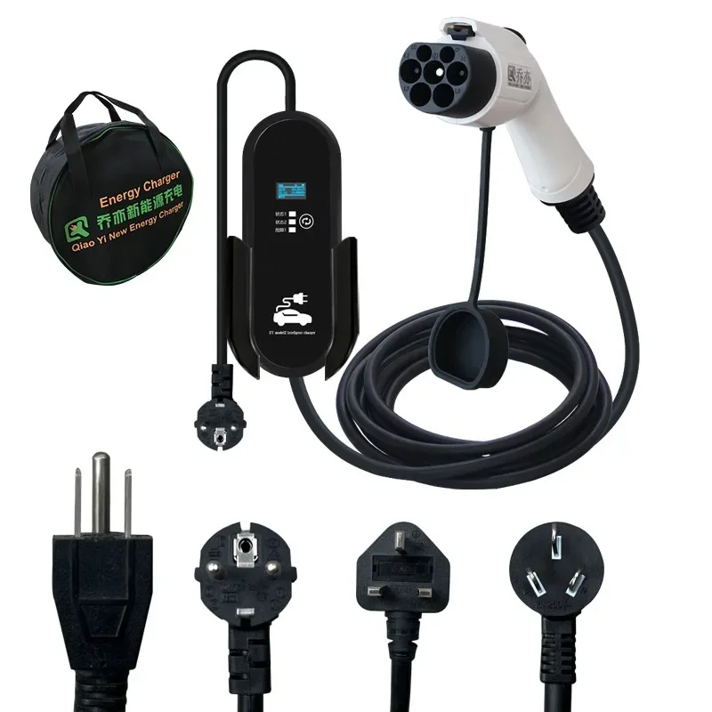 Customized GBT portable Charger 16A 3.5 KW Portable EV Charger with Screen Pile for BYD Song Plus Accessories
Customized GBT portable Charger 16A 3.5 KW Portable EV Charger with Screen Pile for BYD Song Plus Accessories