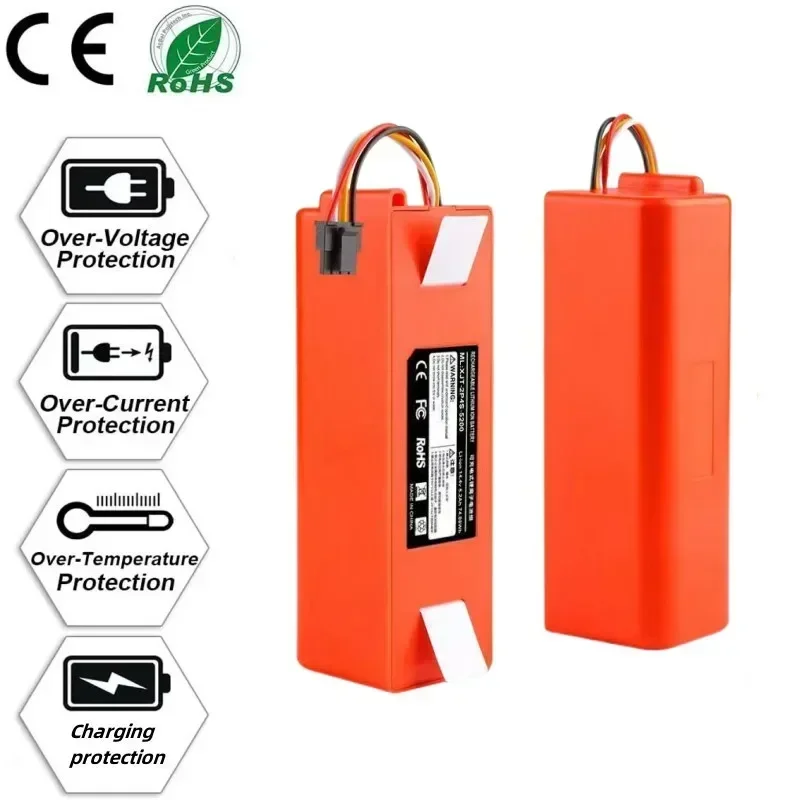 8800mAh for Roborock S5max S50 S51 S52 S53 S55 S7 S8 T60 T61 T65 T4 T6 T7 T8 G10 G20 P50 P51 P55 Q70 Q75 Sweeping Robot Battery
8800mAh for Roborock S5max S50 S51 S52 S53 S55 S7 S8 T60 T61 T65 T4 T6 T7 T8 G10 G20 P50 P51 P55 Q70 Q75 Sweeping Robot Battery
