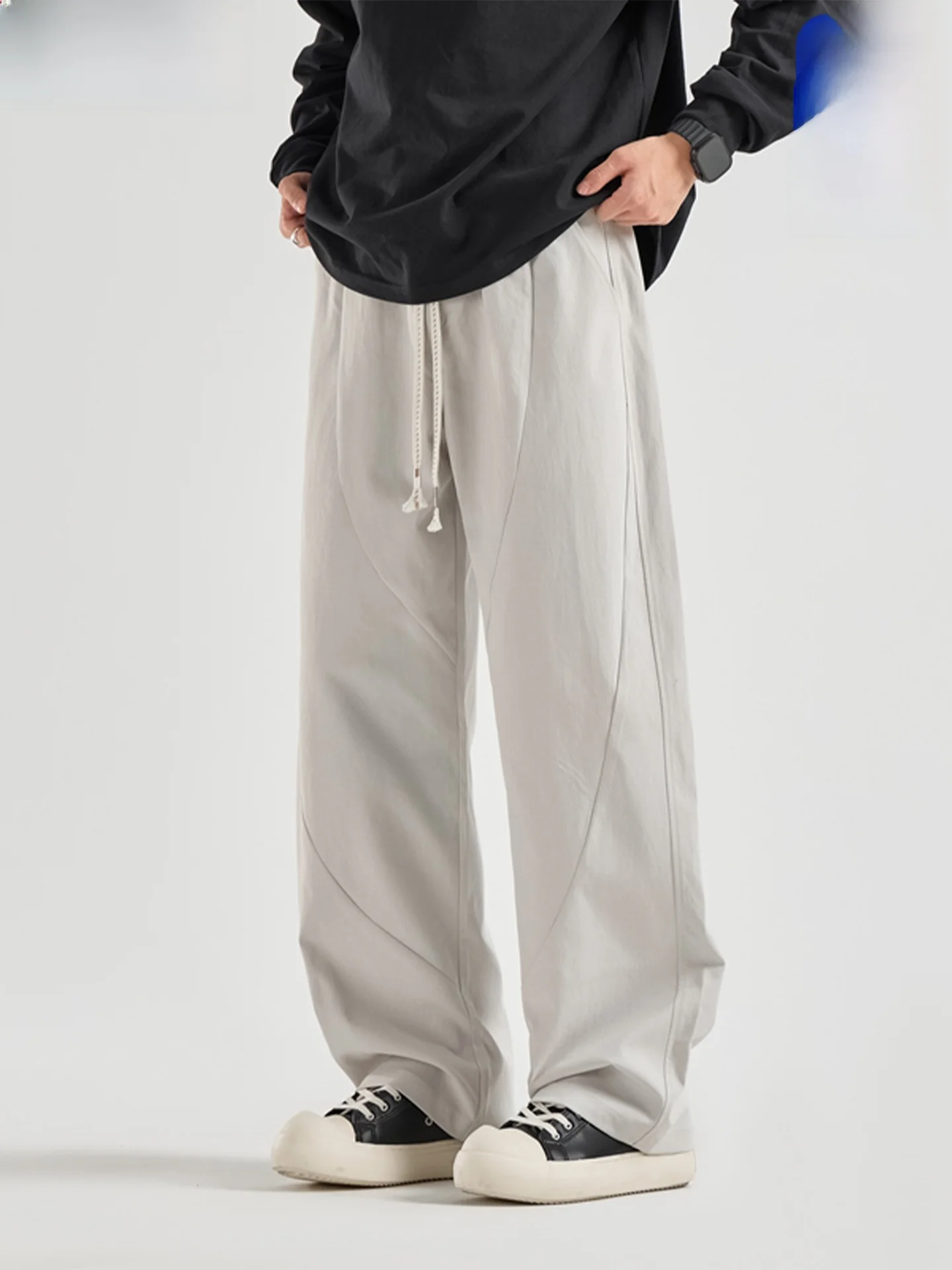 Wassup Dozen High Street Men's Casual Pants Loose Straight Leg Floor-Length Trendy Brand Casual Trousers All-Match Loose Legg...
Wassup Dozen High Street Men's Casual Pants Loose Straight Leg Floor-Length Trendy Brand Casual Trousers All-Match Loose Legg...