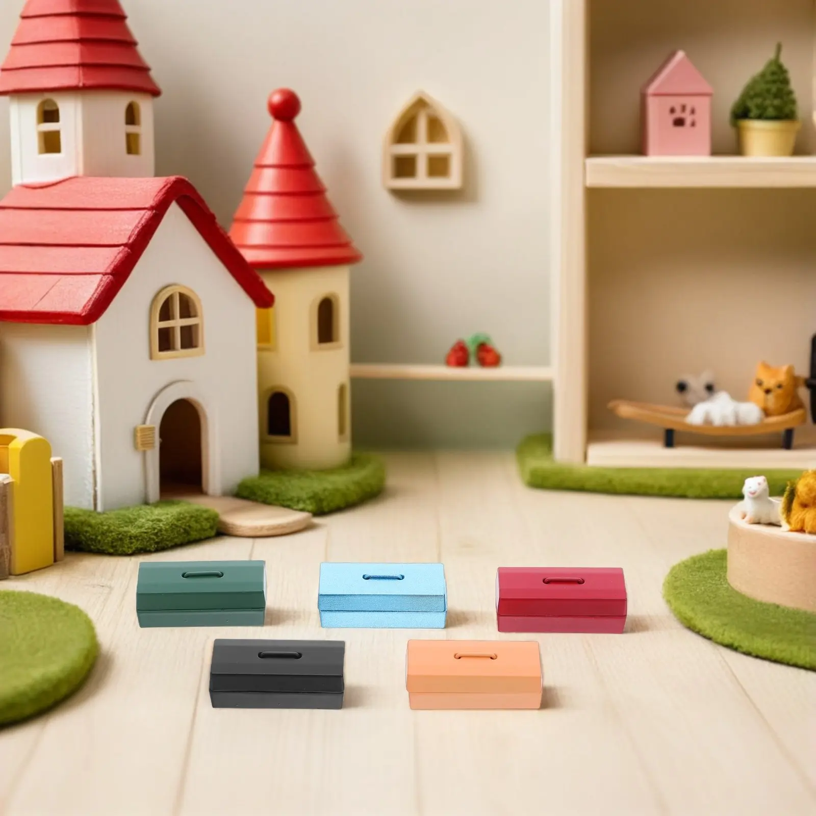 5Pcs Miniature Tool Box Metal Chest for Mini House Scenes Creative Storage Mini Furniture Accessories Tool Box
5Pcs Miniature Tool Box Metal Chest for Mini House Scenes Creative Storage Mini Furniture Accessories Tool Box