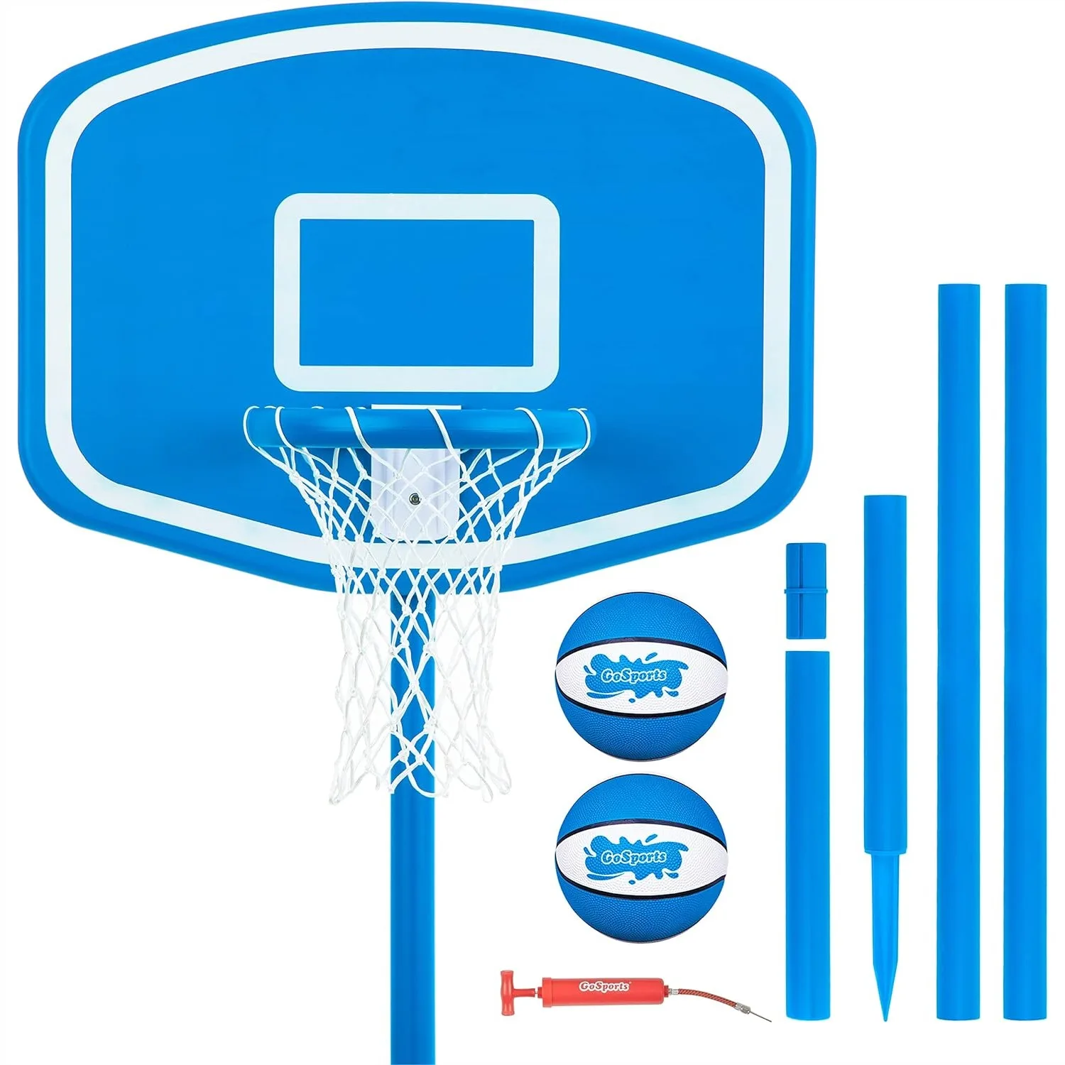 Above Ground Pool Basketball Hoop, Splash Hoop UP with 2 Pool Basketballs and Pump, Adjustable Height for Poolside Games
Above Ground Pool Basketball Hoop, Splash Hoop UP with 2 Pool Basketballs and Pump, Adjustable Height for Poolside Games