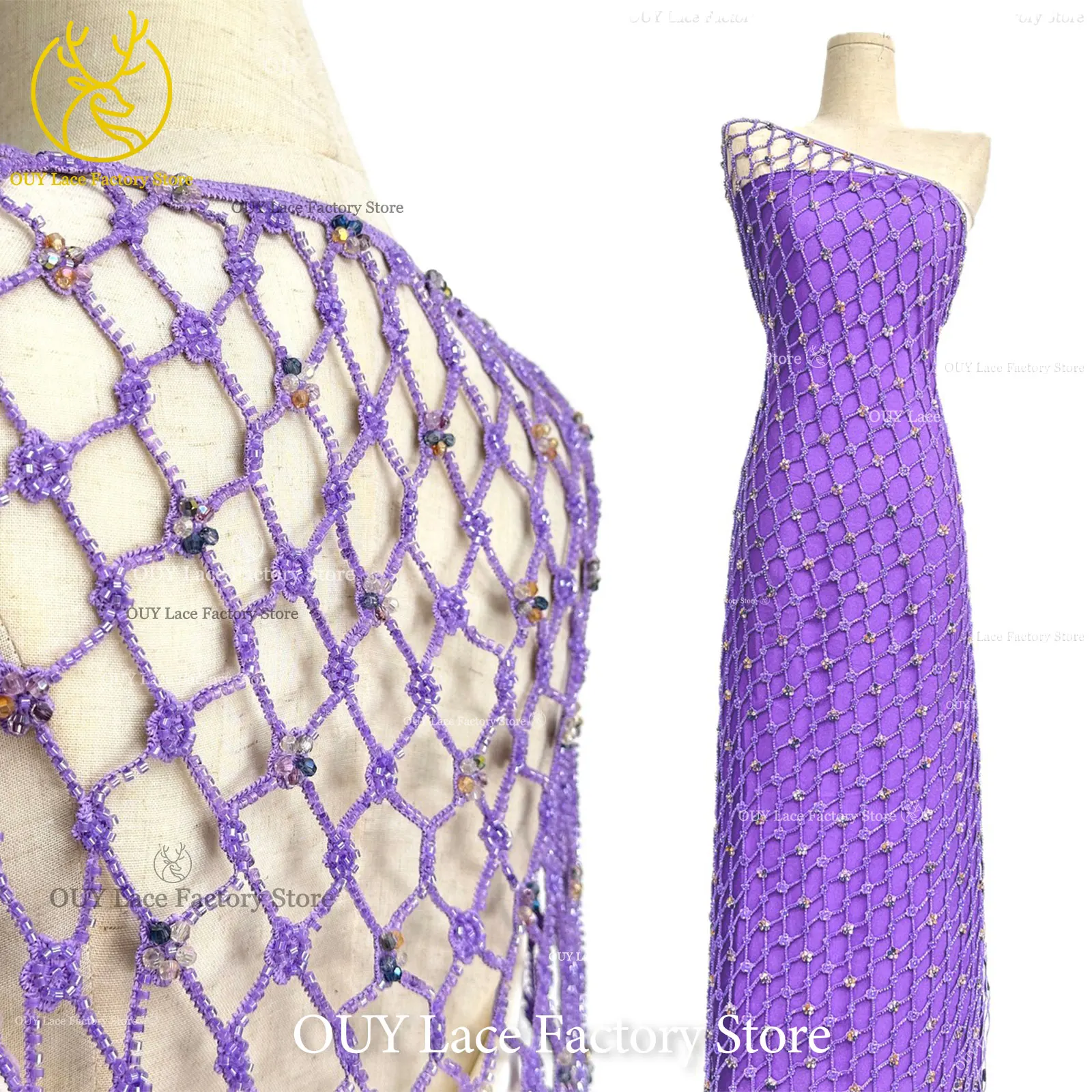 Mesh African Embroidery Rope Beaded Fabric 2026 High Quality Nigerian Party Dress Decoration Fabric Wedding Party Decoration
Mesh African Embroidery Rope Beaded Fabric 2026 High Quality Nigerian Party Dress Decoration Fabric Wedding Party Decoration