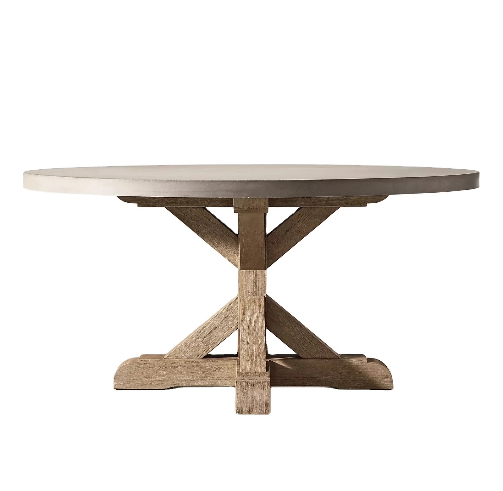 High Quality Patio Outdoor Furniture Rectangular Round Rattan Wood Base Concrete Top Dining Tables
High Quality Patio Outdoor Furniture Rectangular Round Rattan Wood Base Concrete Top Dining Tables
