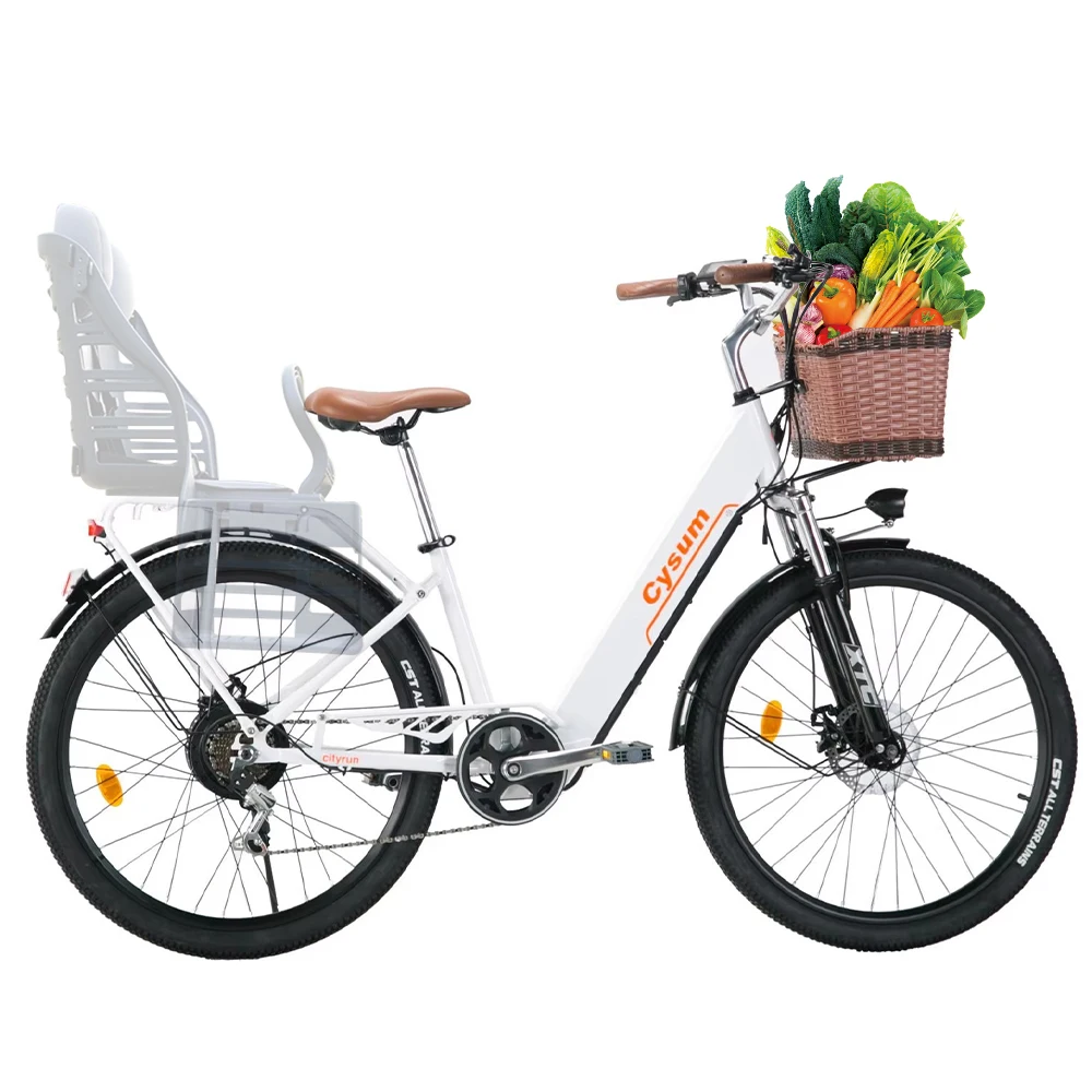 Ebike Electric Bicycle 26" 250W mid motor City Ebike Pedelec with Bicycle Basket Cup HolderSports Entertainment Cycling electric
Ebike Electric Bicycle 26" 250W mid motor City Ebike Pedelec with Bicycle Basket Cup HolderSports Entertainment Cycling electric