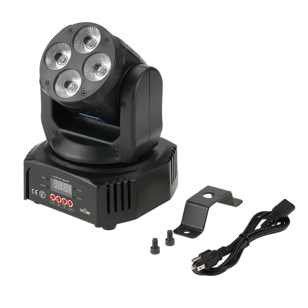 60W 4 LEDs RGBW+Amber+UV 6-in-1 Washing Effect Moving Heads Stage Light AC90-240V 16/18 Channels Sound Activation Auto DMX512
60W 4 LEDs RGBW+Amber+UV 6-in-1 Washing Effect Moving Heads Stage Light AC90-240V 16/18 Channels Sound Activation Auto DMX512