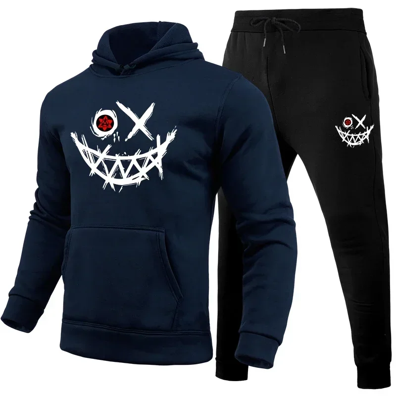 New Autumn and Winter Men's Fashionable Hooded Sweatshirts and Sweatpants, Men's Outdoor Fitness Jogging Sets and Casual Wear 
New Autumn and Winter Men's Fashionable Hooded Sweatshirts and Sweatpants, Men's Outdoor Fitness Jogging Sets and Casual Wear