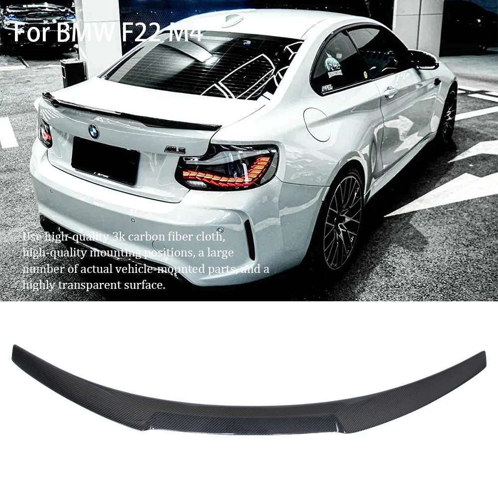 For BMW 2 Series F22 Coupe/F23 Convertible/M2 F87 M4 Style Carbon fiber Rear Spoiler Trunk wing 2014-2020
For BMW 2 Series F22 Coupe/F23 Convertible/M2 F87 M4 Style Carbon fiber Rear Spoiler Trunk wing 2014-2020