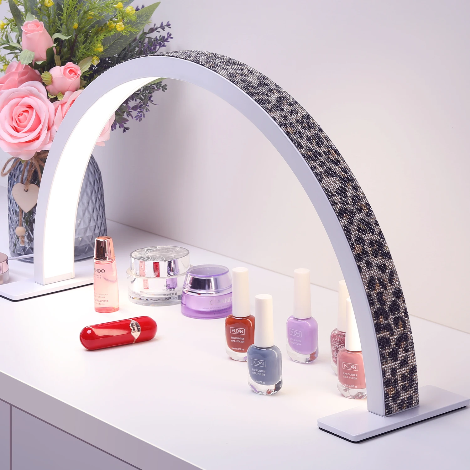 Half Moon nail lamp, nail LED lamp, suitable for nail, with line controller, 3 light modes, suitable for desktop arch lamp
Half Moon nail lamp, nail LED lamp, suitable for nail, with line controller, 3 light modes, suitable for desktop arch lamp