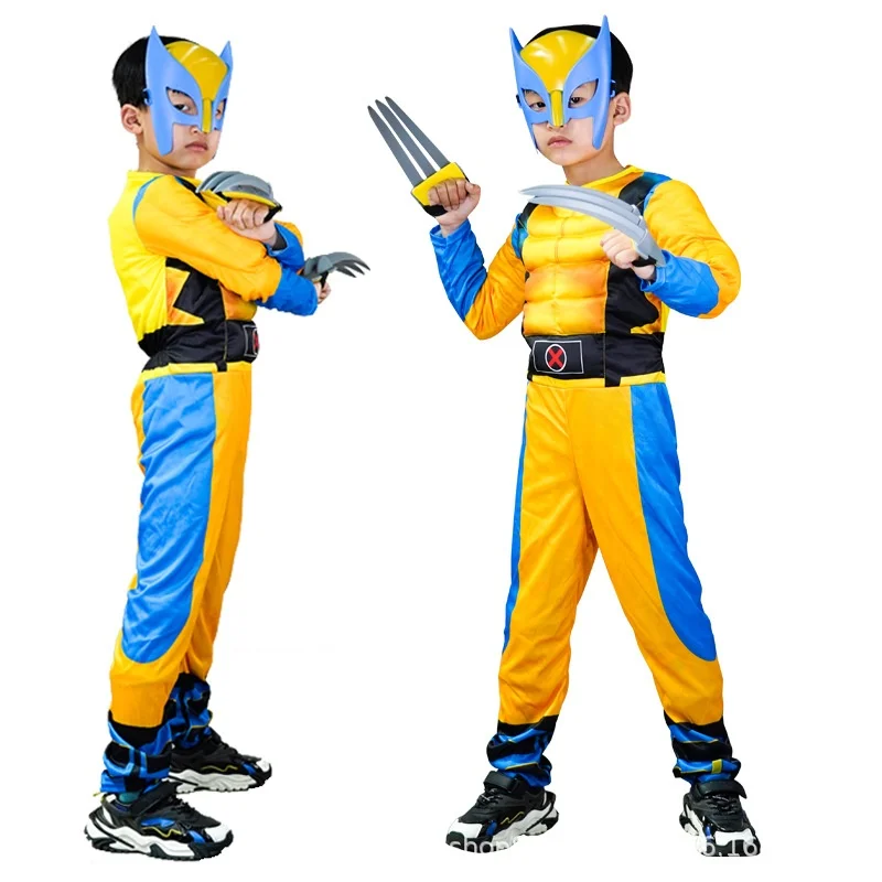 Детский костюм росомашки на Хэллоуин, сценический наряд, косплей, персонаж аниме, ролевая смесь хлопка
Детский костюм росомашки на Хэллоуин, сценический наряд, косплей, персонаж аниме, ролевая смесь хлопка