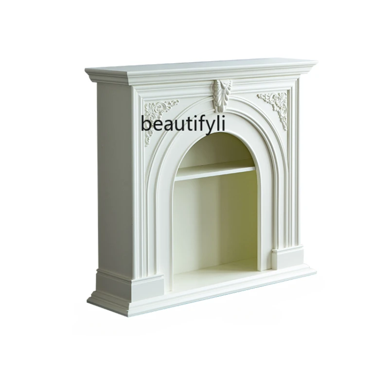 French Solid Wood Fireplace Mantel Modern Minimalist Entrance Cabinet European Living Room Simulation Fireplace Cabinet
French Solid Wood Fireplace Mantel Modern Minimalist Entrance Cabinet European Living Room Simulation Fireplace Cabinet